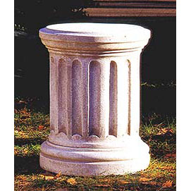 園芸ネット本店｜イタリア製石像台座：サロニカ(直径48cm、高さ60cm