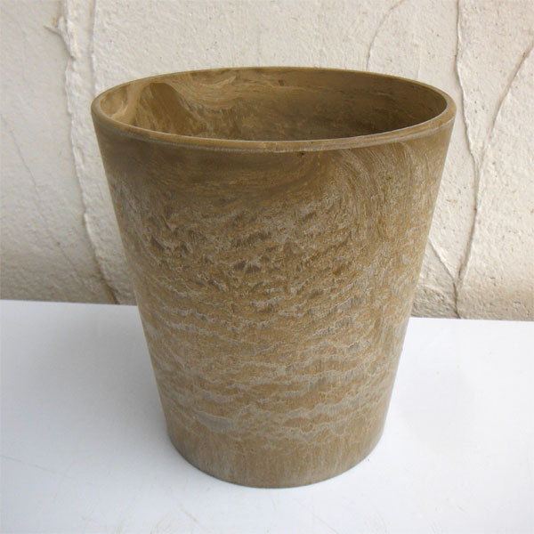 アートストーン ラウンド ベージュ 直径13cm（穴なし） 3個セット