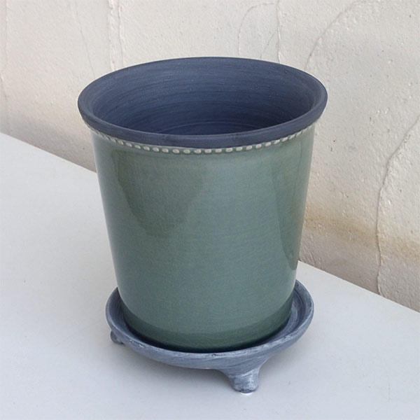 グレーズポット：GP-15　ヒスイ（直径15cm）