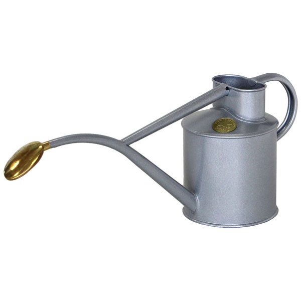 [2026年2月頃]165/2/TTM：ホーズ（Haws）のじょうろ メタルインドアカン1リットル チタニウムシルバー