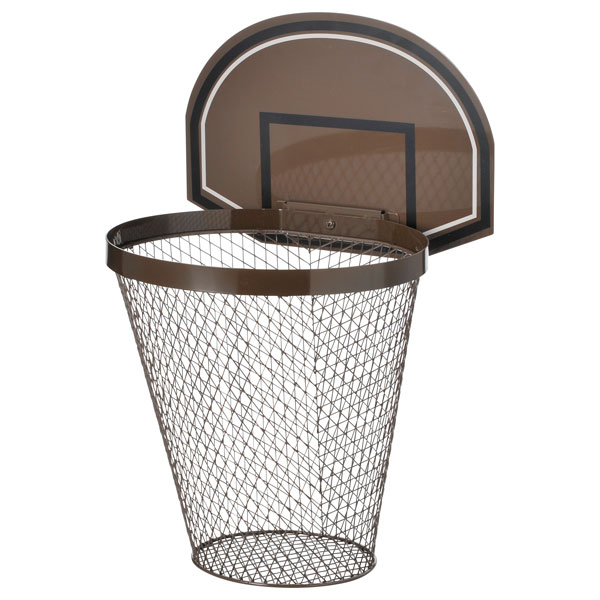 園芸ネット本店｜[ギフトに]ゴミ箱L（バスケット）ブラック（SI-3952