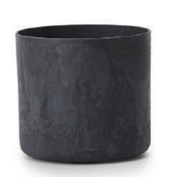 アートストーン 　シリンダーR  ブラックM（直径14cm）