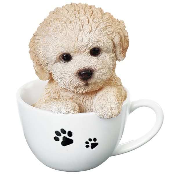 ドッグオーナメント（プードル）(14085)（高さ14.5cm）