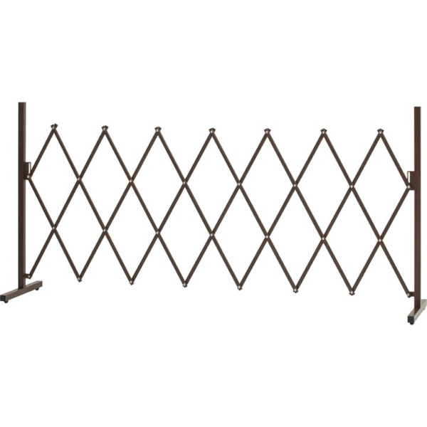 美WOOD アコーディオンフェンス・ブラウンウッド