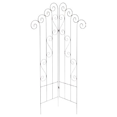 ガーデニングフェンスダブル（7207）幅85cm、奥行き1.5cm、高さ140cm、差込部分13cm　