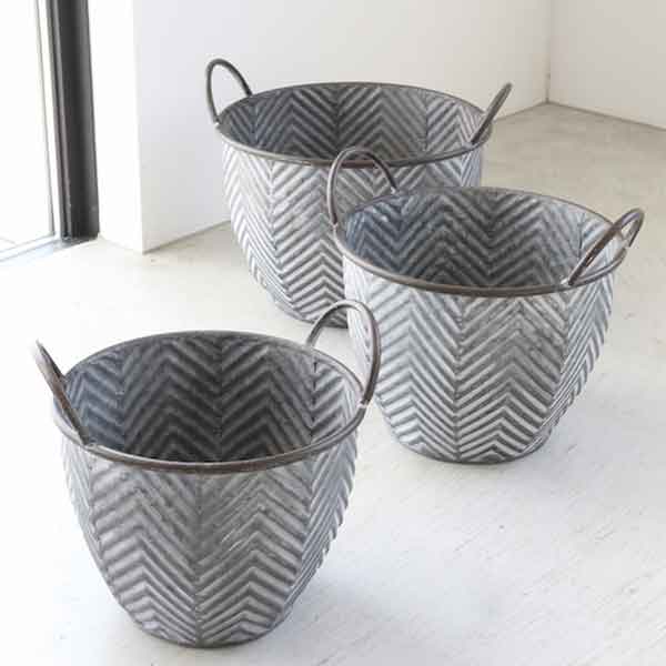 リーフ・ハンドルポット 3点セット(BP-02)