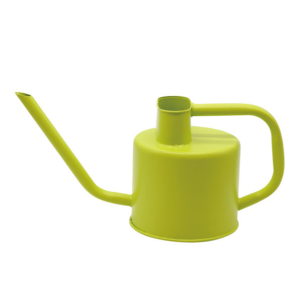 ジョウロ(スチール)1.7L：スチールウォータリングカン1.7L ライムグリーン（42240）