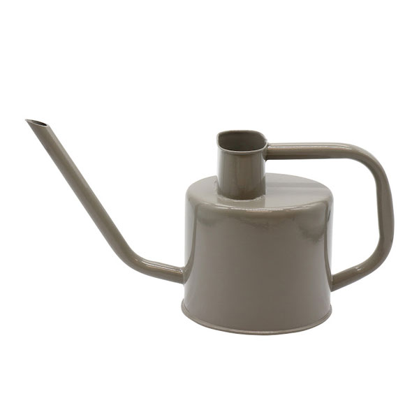 ジョウロ(スチール)1.7L：スチールウォータリングカン1.7L ダークグレイ（42241）