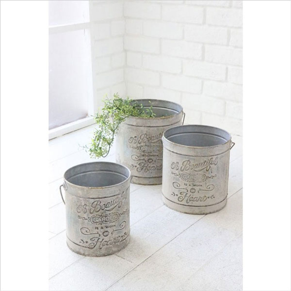 ハーバル・バケツ（L ・M・S）3点セット（OE-30）