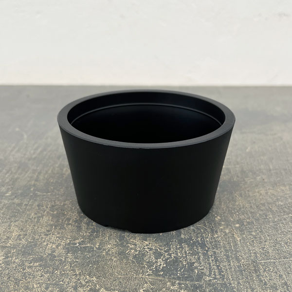 マセタ：プラスチックポット ベーシックロー サイズ4（外径11.1×高さ5.9cm）