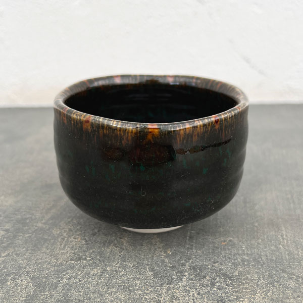 リキュウ ポット:AME緑/Sサイズ(直径約9.0cm、高さ約6.1cm)