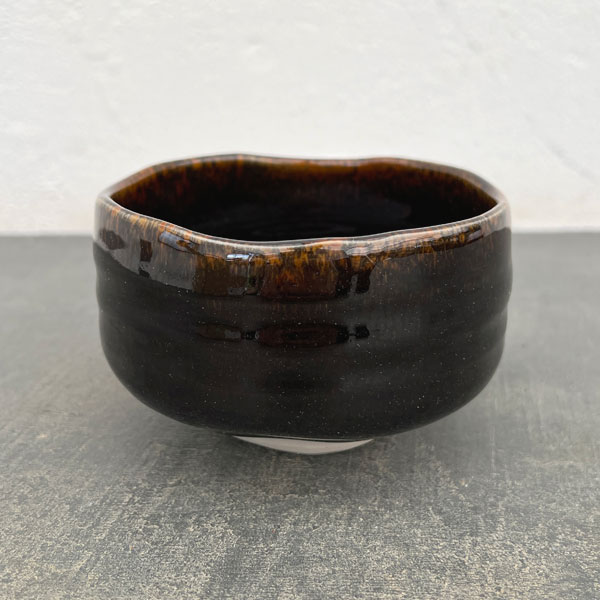 リキュウ ポット:AME緑/Mサイズ(直径約11.0cm、高さ約6.7cm)