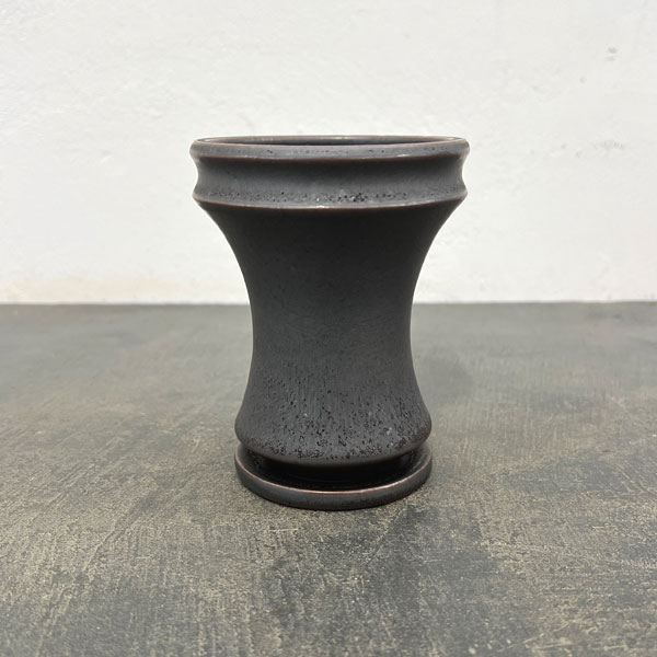 アロイ ポット アンド ソーサー：Sサイズ ハイタイプ（直径9.0cm、高さ11.2cm）