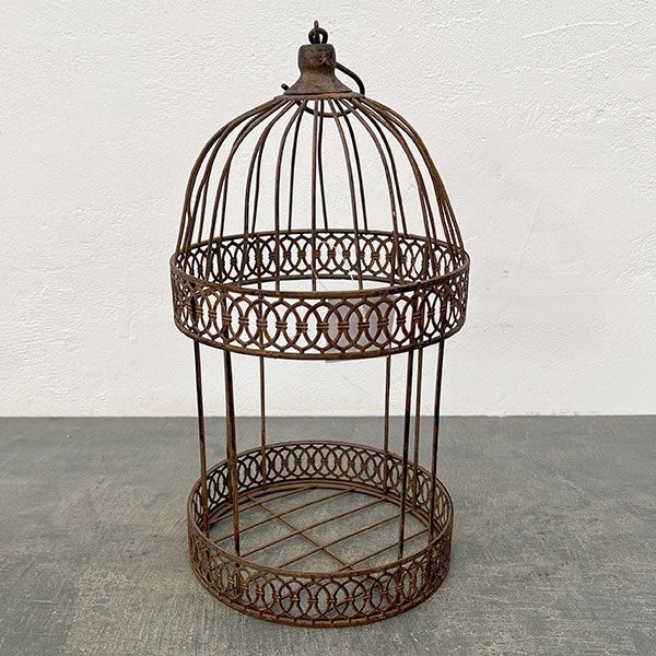 アレンジケージ Mサイズ　ブラウン（直径19cm、高さ36cm）AAK25-M20