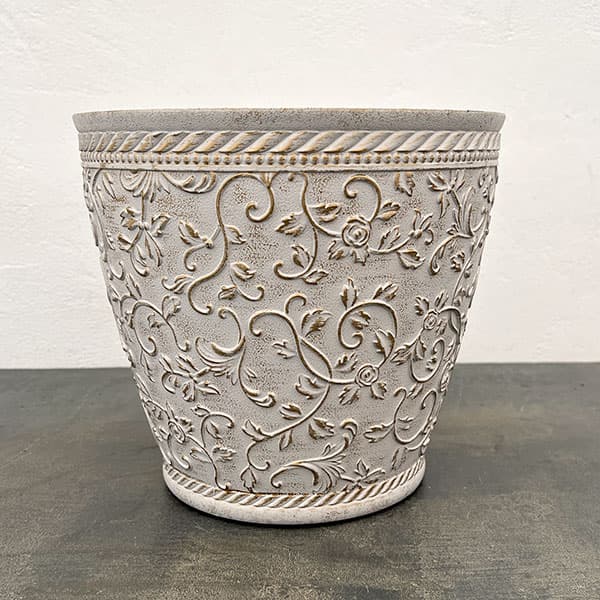 ミニローズベーシックL-IG アイボリー×ゴールド／直径24.5cm（FC052IG）