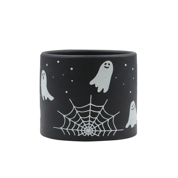 ハロウィンデカールポット25-B-L-BK(CPHW48BK)