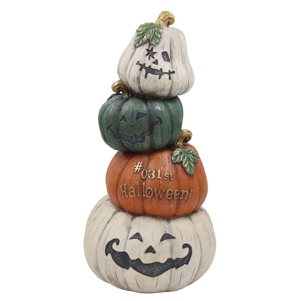 ハロウィンオーナメント25-Dジャックオーランタン4WH / ホワイト(GFBHW20WH)