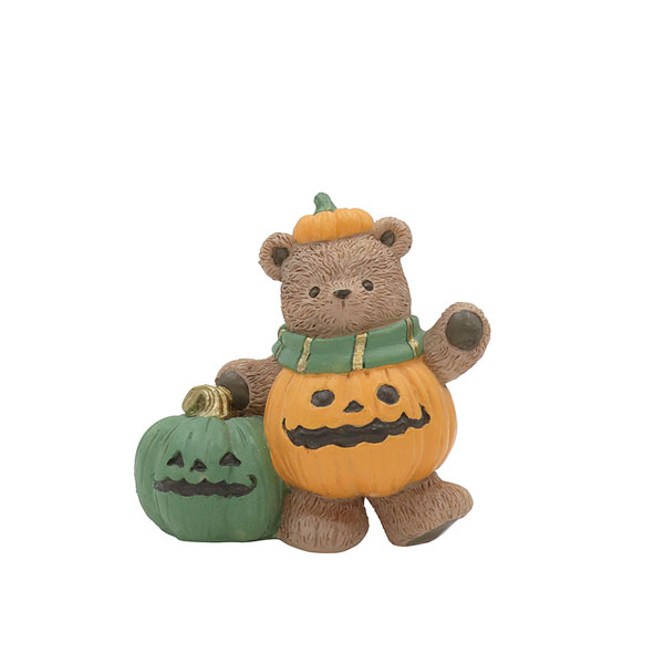 ハロウィンレジンオーナメント25-BベアーOR(HGHW02OR)・くま