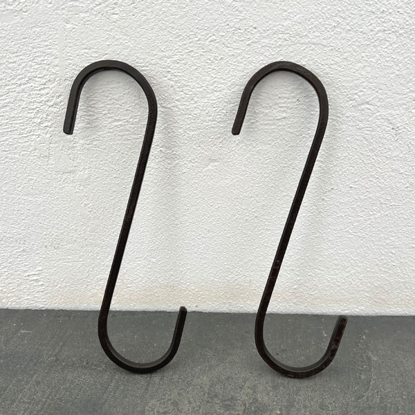 ジョセフアイアン ロングS字フック 2本セット Sサイズ(DTFF6007SW)