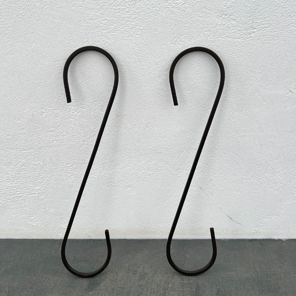 ジョセフアイアン ロングS字フック 2本セット Lサイズ(DTFF6008SW)