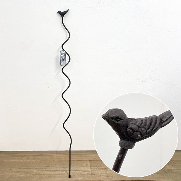 エッシャーデザイン　プランツサポートPY27：スパイラル 小鳥