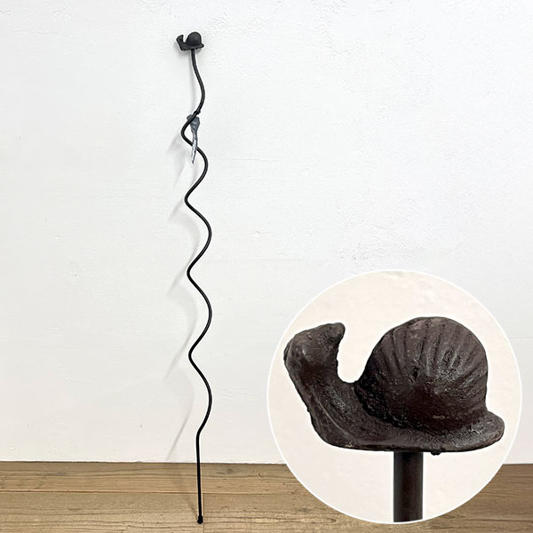 エッシャーデザイン　プランツサポートPY27：スパイラル かたつむり