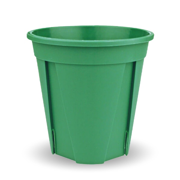 （わけあり特価）8号スリット鉢EU-24cmL（グリーン）5個セット