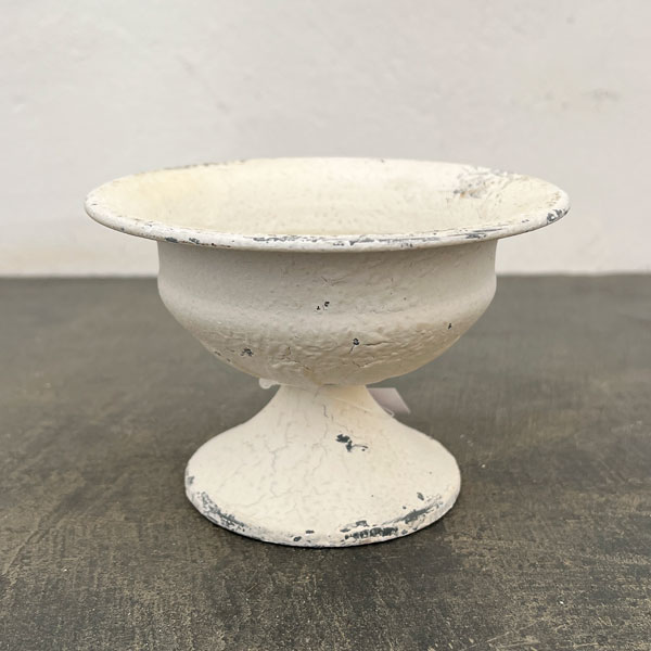 ミルヴァ：ミニカップ 白（直径13cm／底穴なし）