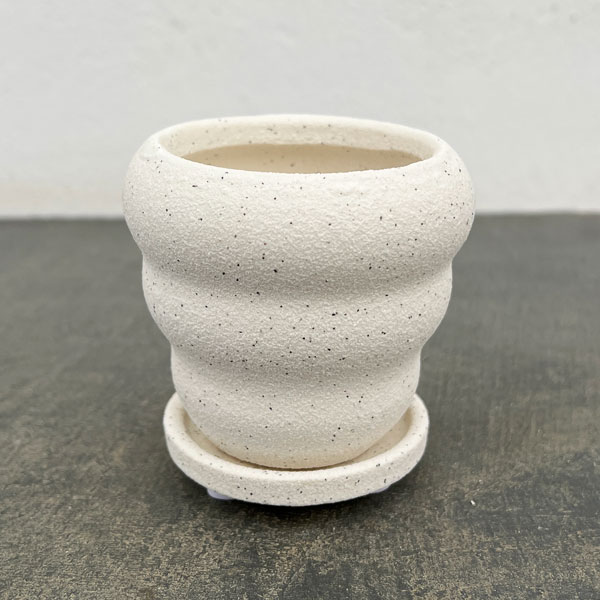 マノン：白S（直径8cm）・受け皿付