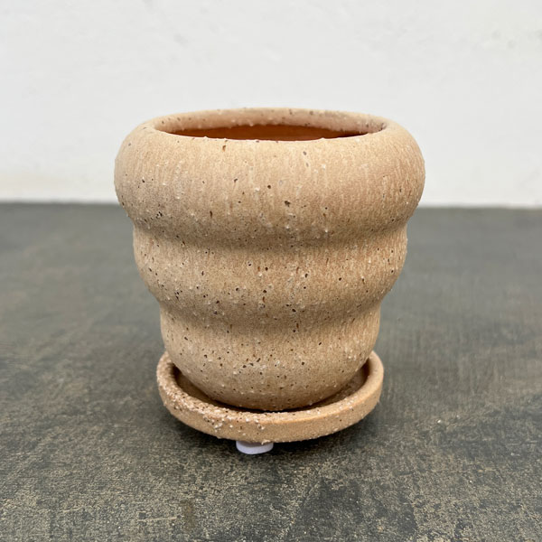 マノン：ピンクベージュS（直径8cm）・受け皿付