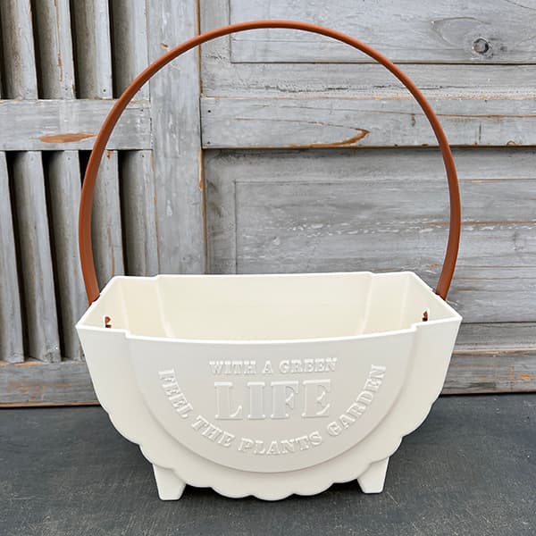 ワンハンドプランター（270型CA　ホワイト） 3個セット