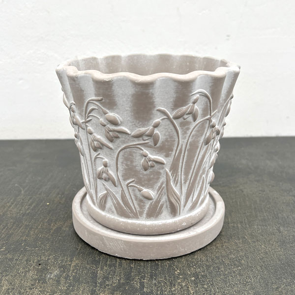 スノードロップベーシック L  グレー（GR2605GY）高さ13cm