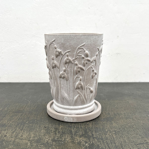 スノードロップロング S  グレー（GR2606GY）高さ15cm