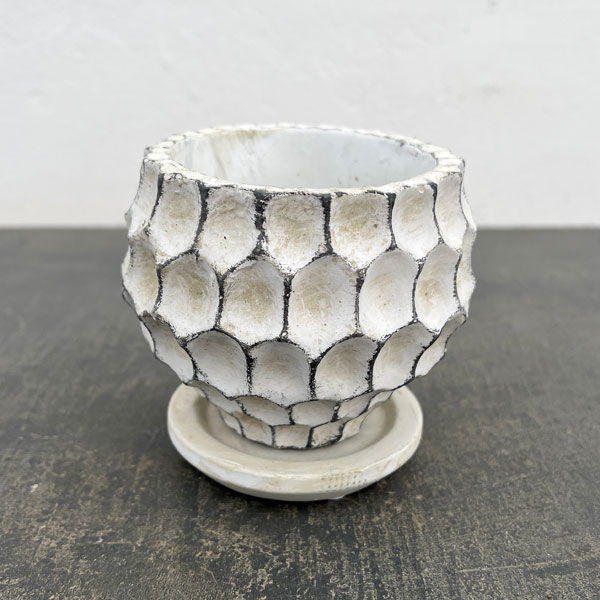 ガイヤボウル：ベージュS（直径約11cm）・皿付き