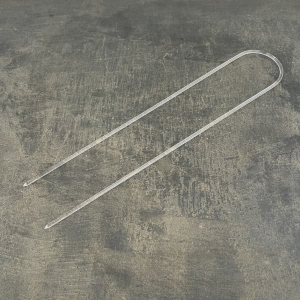 クリア支柱セット　U字型(4本+クリアクリップ20個セット)