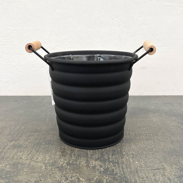 メタルソーブラックL（直径17cm 高さ15.5cm）