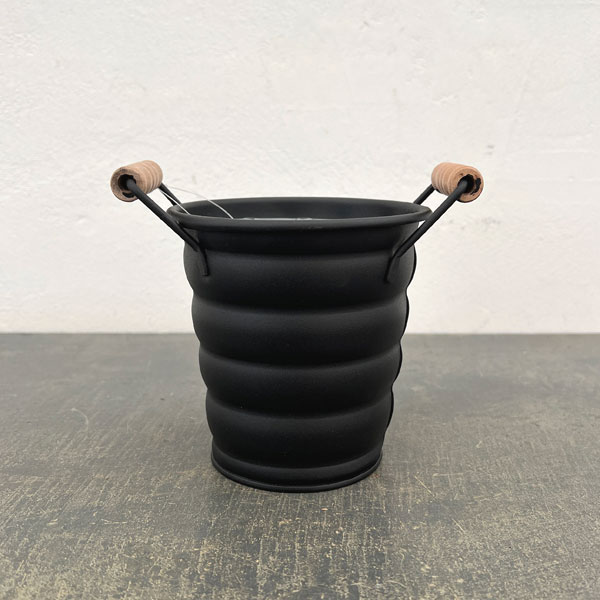 メタルソーブラックS（直径11.5cm 高さ11.5cm）