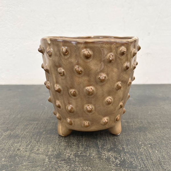 バンプブラウンM（直径14cm 高さ14.5cm）