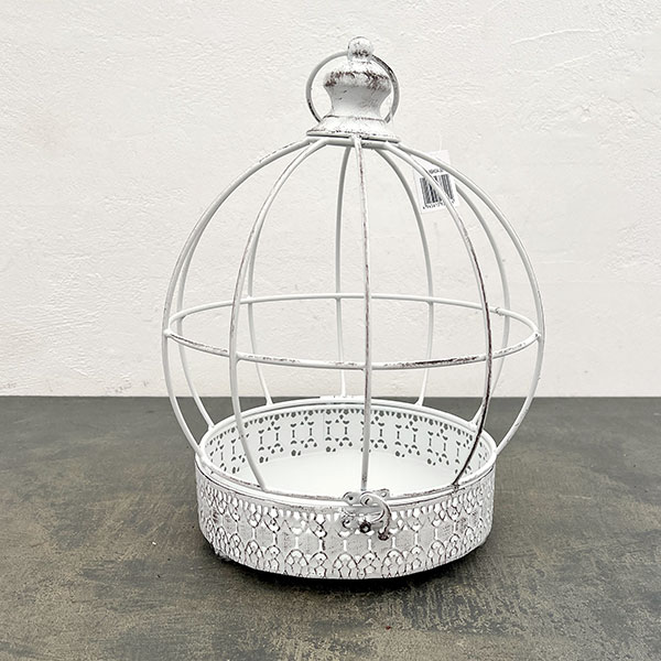 ドームケージ　ホワイト（底部20cm、高さ32.5cm）ABK04-30