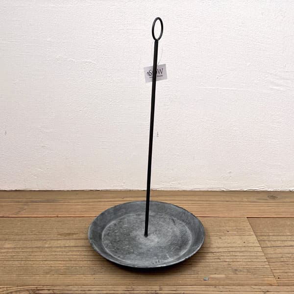 ブリキトレイ：ハンギングソーサー（直径約22cm）Lサイズ1枚（BAGT4100L）