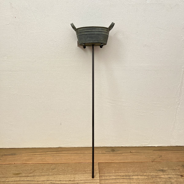 ブリキガーデンピック オーバルポット（長さ63.5cm）（BAGG1003）