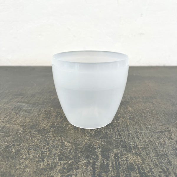 3号用鉢カバー：浅岡園芸オリジナル　半透明鉢カバー　3.5号（潤流鉢） 5個セット