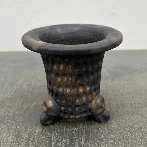 信楽焼き：万山オモト 4号（直径約12cm）