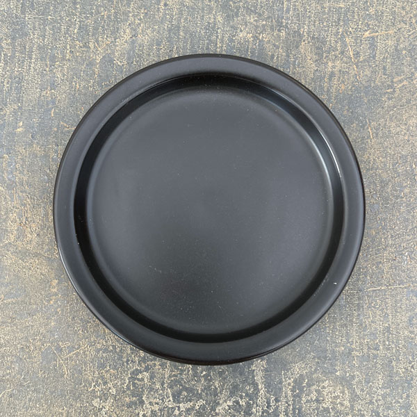 ソーサー（受け皿）：受皿黒マットSS（直径約13cm）MK-001TMB