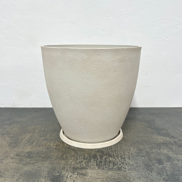 イネガルポットMW（受皿付）（MS1546）直径28cm、高さ27cm