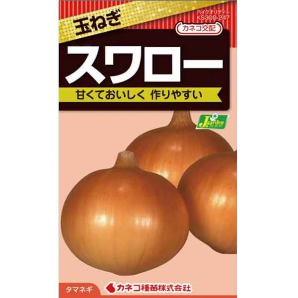 タマネギ（玉ねぎ）：スワロー 2袋セット[野菜タネ]