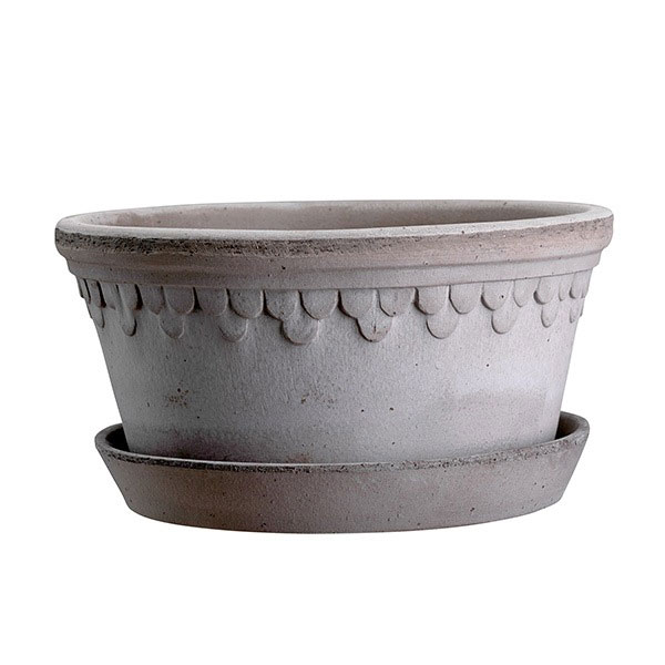 BERGS POTTER：コペンハーゲン25 LOW グレー(直径25cm)45448