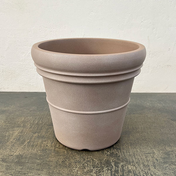 プラスチックポット：ミラノ／モカ　直径22.8cm（ML001-9/M）
