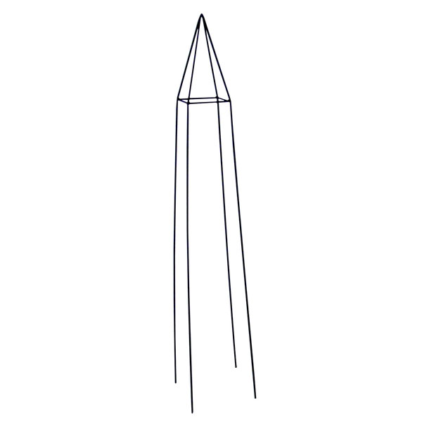 楽々とんがりオベリスクAK-1400：ブラック（高さ140cm、幅15.5cm） 2本セット