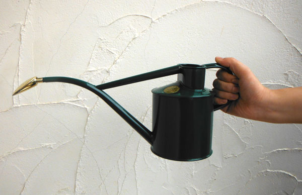 [2026年2月頃]165/2/TTM：ホーズ（Haws）のじょうろ メタルインドアカン1リットル チタニウムシルバー